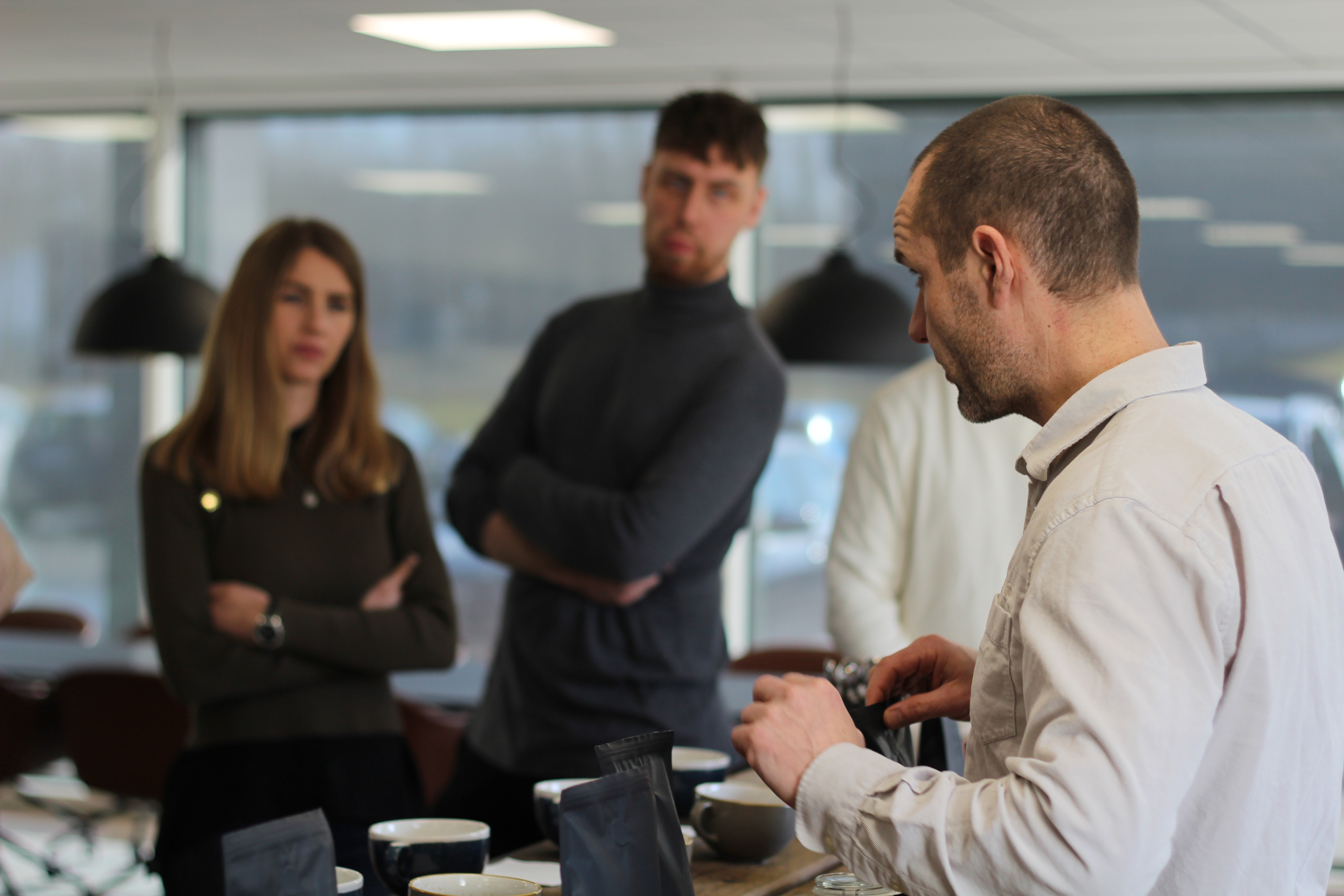 Barista fortæller om kaffe