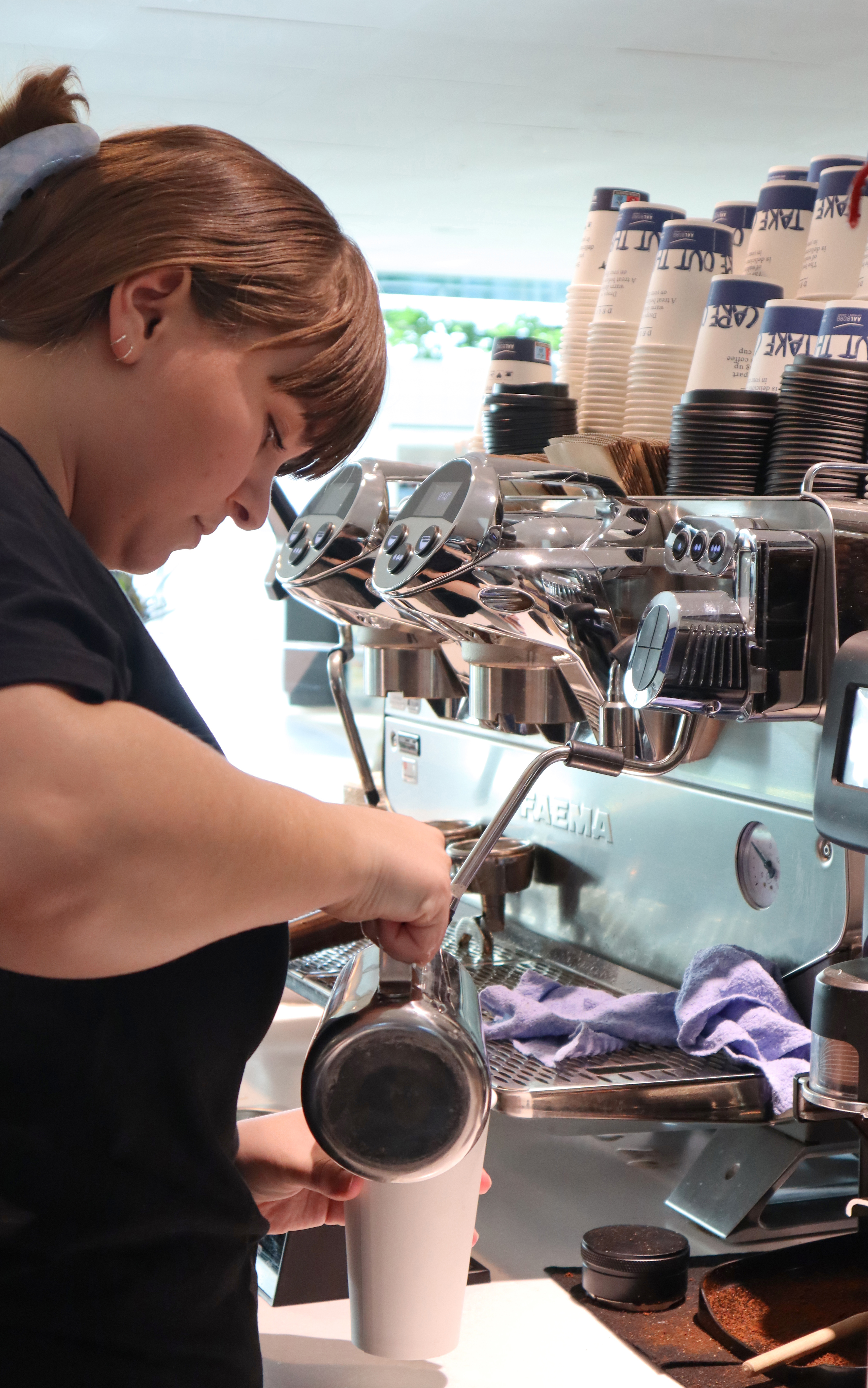 Barista fra Penny lane i Aalborg lufthavn