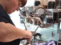 Barista fra Penny lane i Aalborg lufthavn