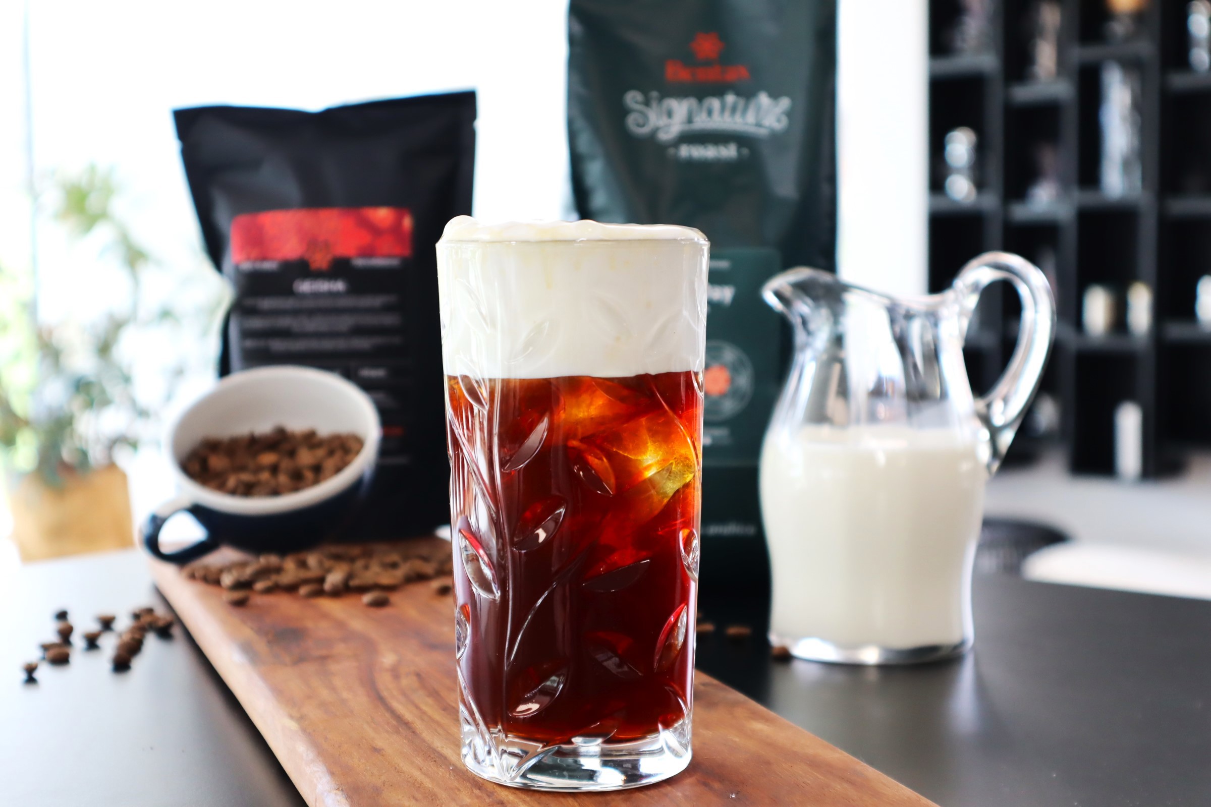 Iskaffe Med Vaniljefoam