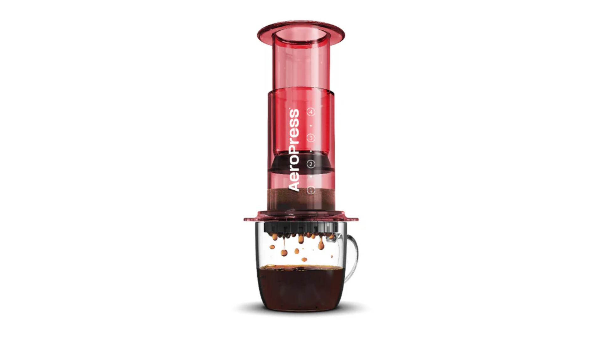 Aeropress Clear Rød