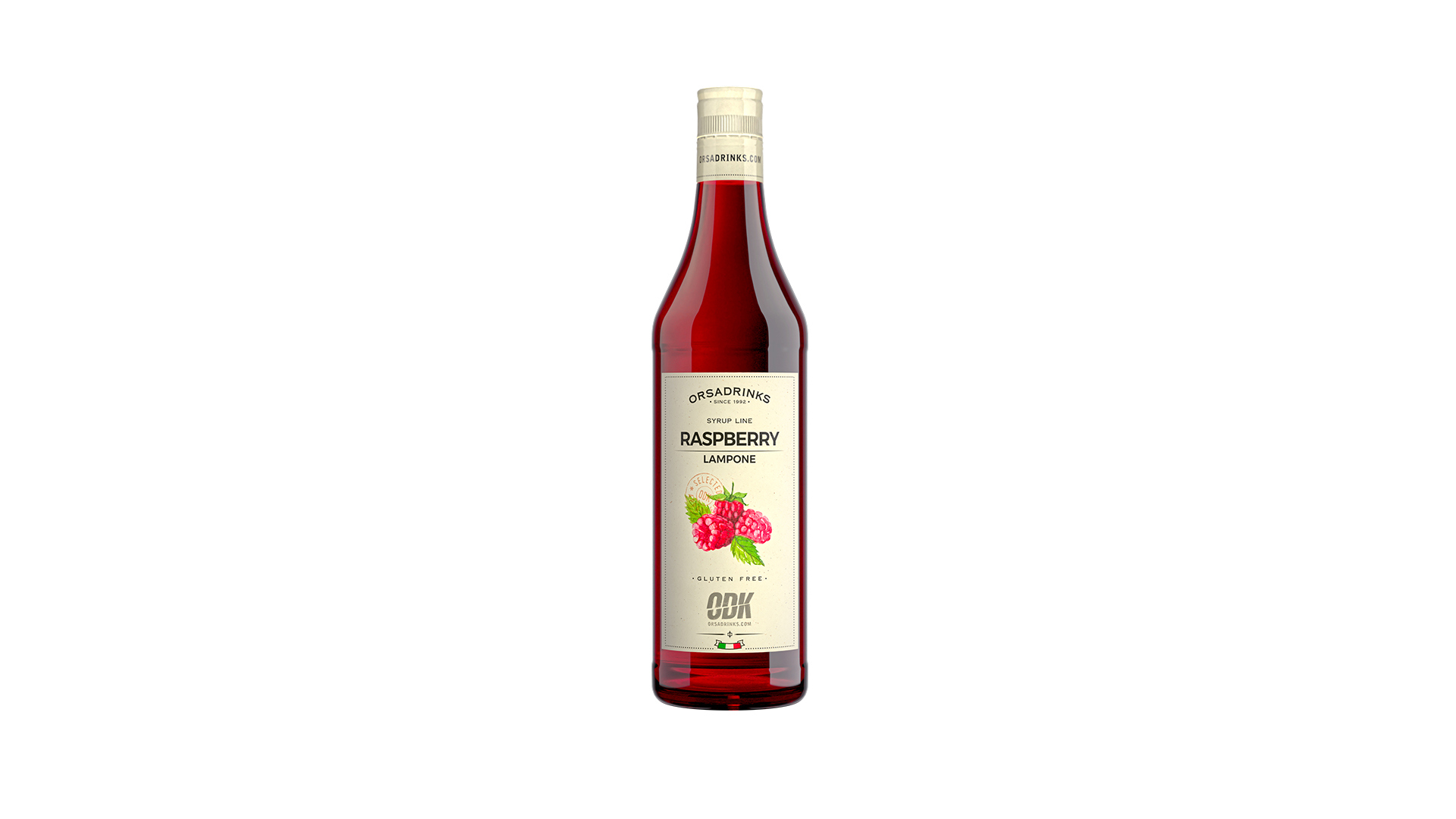 ODK sirup, hindbær