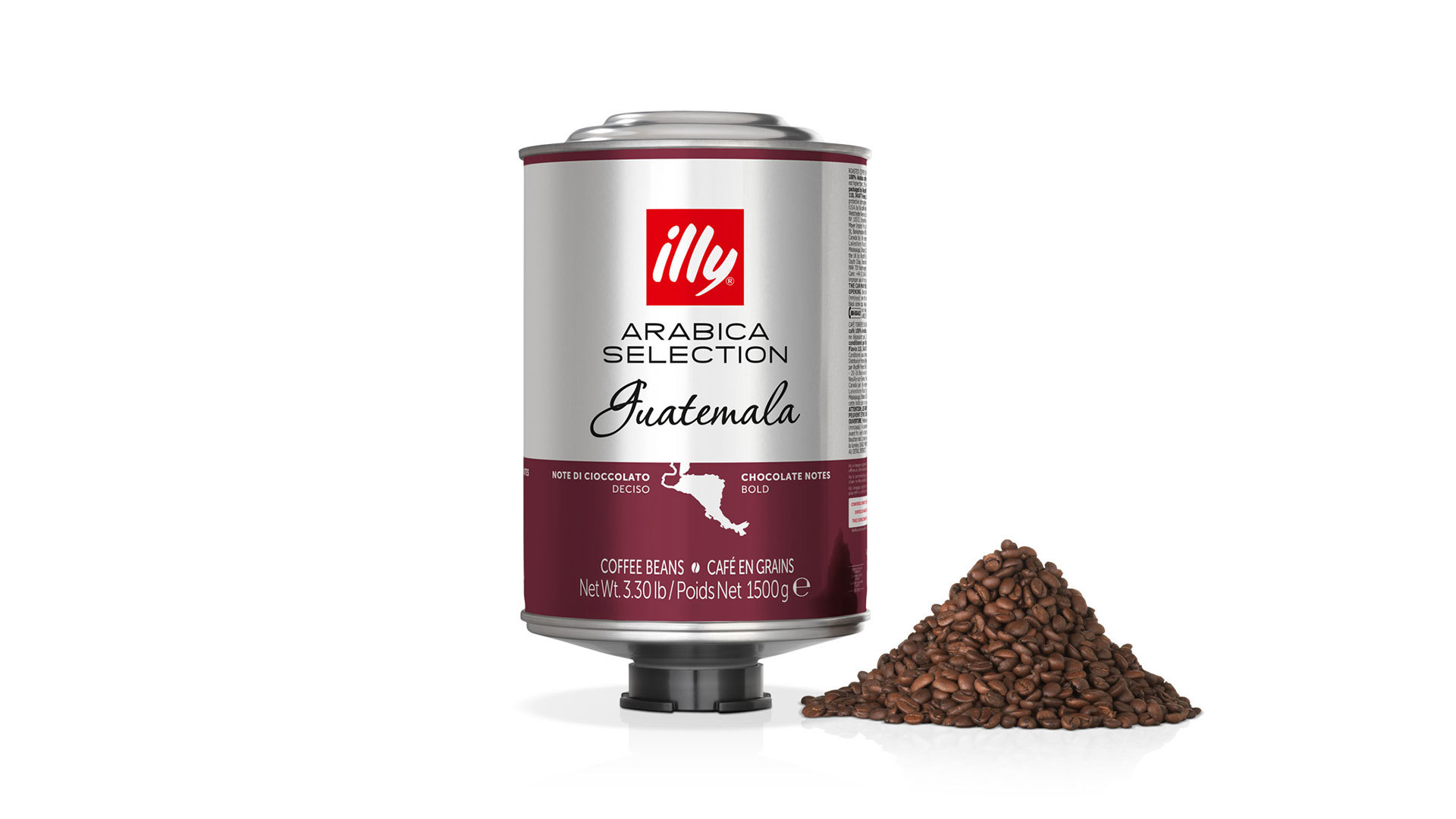Illy Guatemala Espresso, hele bønner 4 x 1500 g