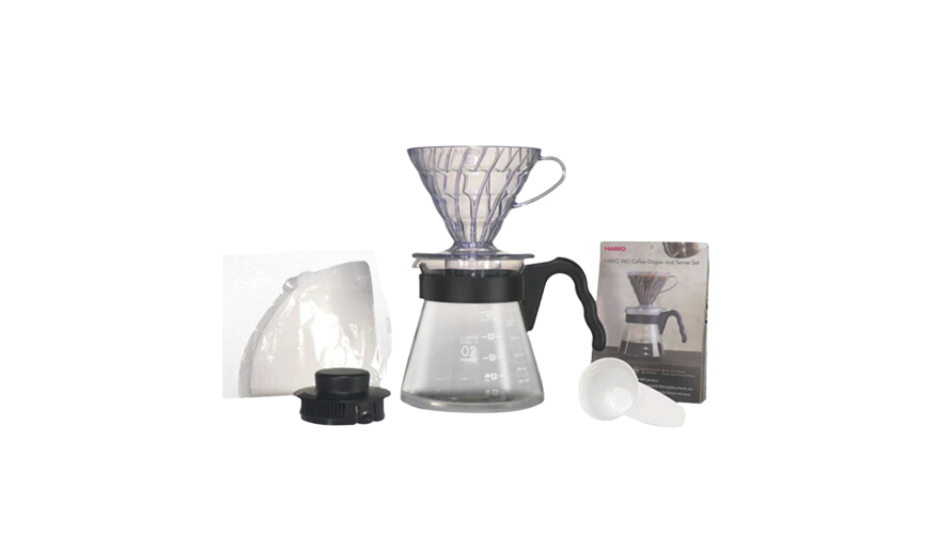 Hario V60 2-kops startsæt, 0,6 l