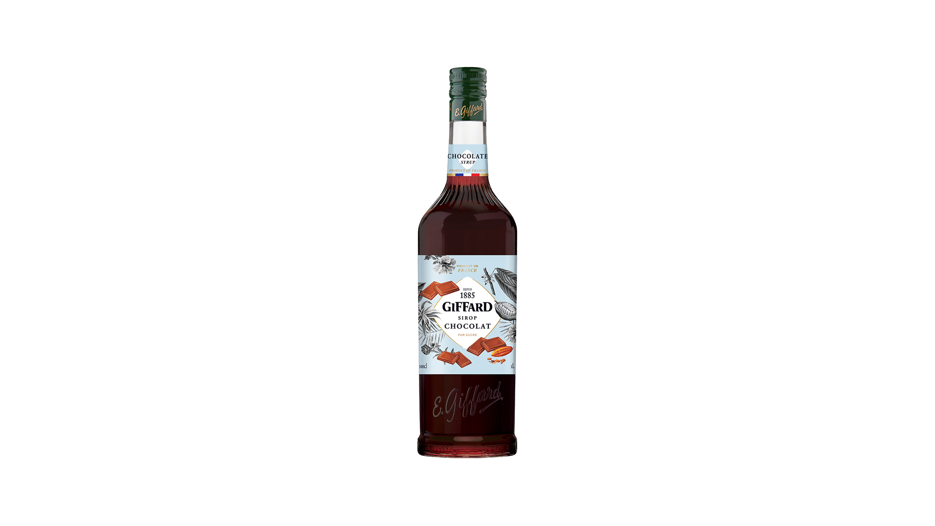 Giffard sirup, chokolade
